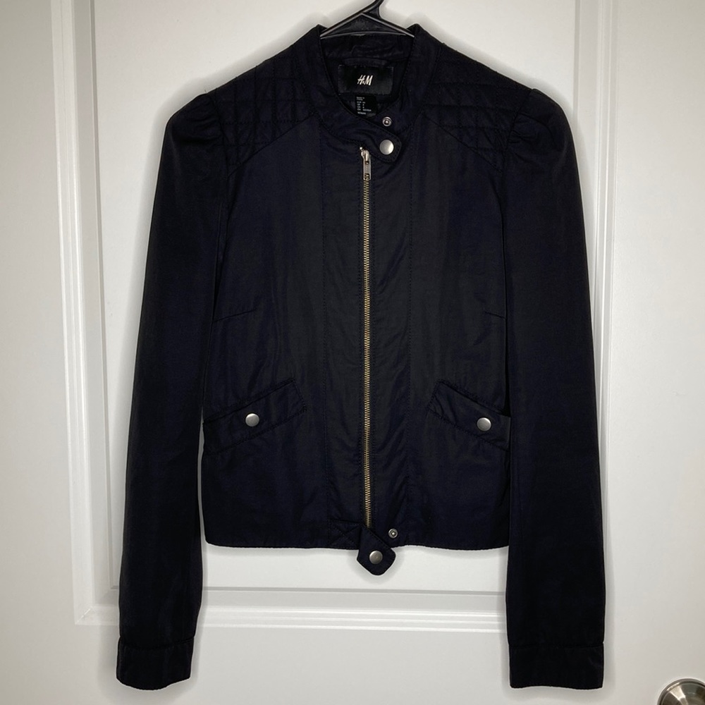 H&M Black Jacket US size 4
